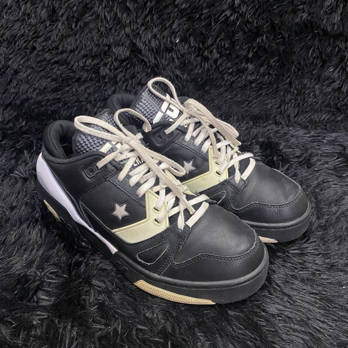 Black Star Accent Sneakers