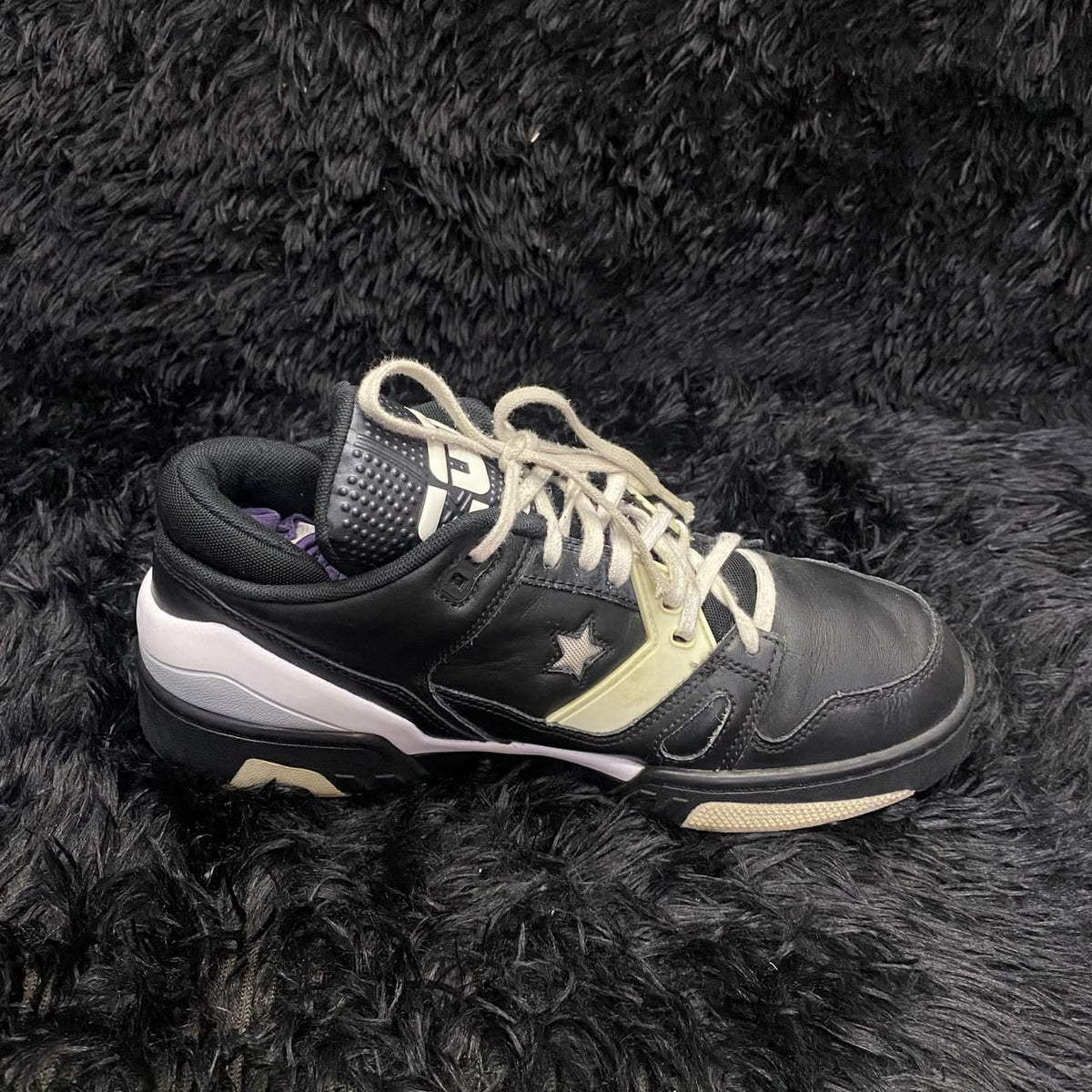 Black Star Accent Sneakers