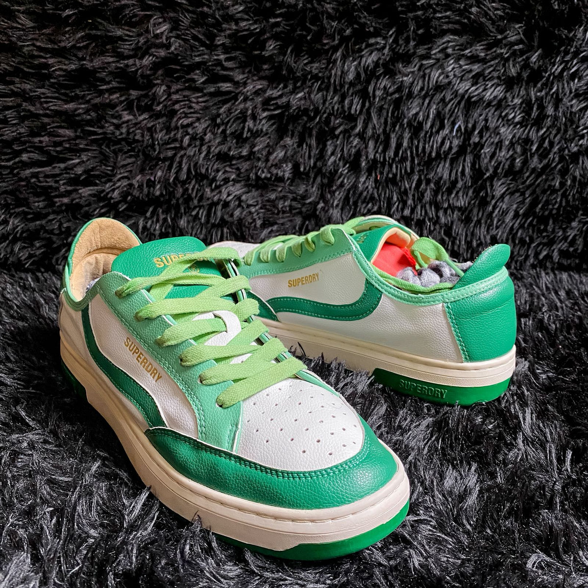 Superdry Green & White Sneakers