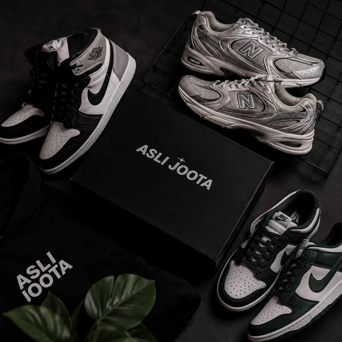 Asli Joota collection of pre-loved thrift sneakers in Pakistan